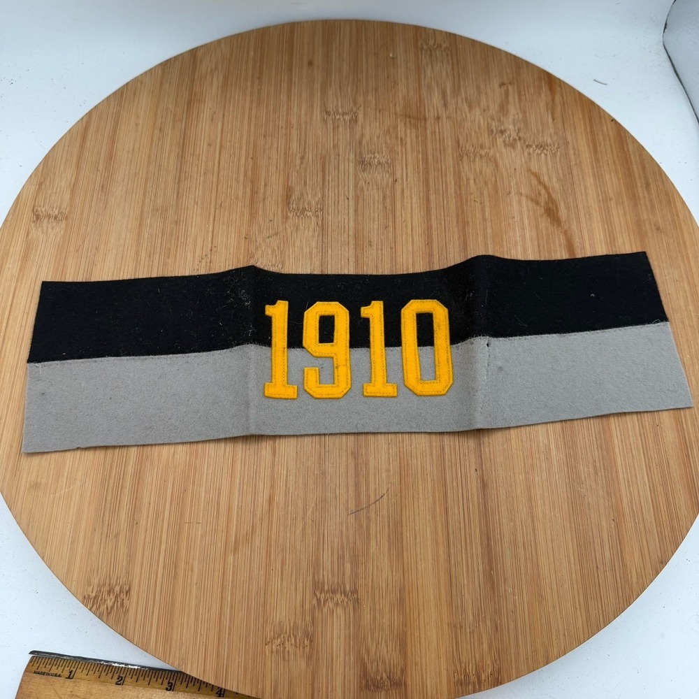 Armband 1910 Wool Black and Yellow & Gray - Picture 2 of 4